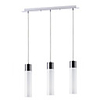 18W Modern LED Pendant Lights with White Glass Lampshades