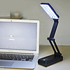 1.8W Modern Rechargeable Black Led Desk Lamp Eye Protection Lamp