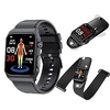 1.91 inch Cardica Blood Glucose Smart Watch ECG Monitoring Blood Pressure Body Temperature Smartwatch Men IP68 Waterproof Fitness Tracker