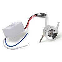 1pc 1 W LED Spotlight 100-130 lm 1 LED Beads High Power LED Adorable Cold White 85-265 V / 1 pc / RoHS Lightinthebox