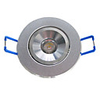 1W LED Ceiling Light with 1 LED in Round Feature