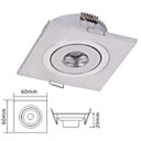 1W LED Spotlight in Warm White Light Source