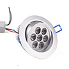 1W Metal White LED Ceiling Light with 7 Lights