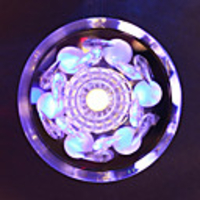 1W Modern Crystal Flush Mount with 1 LED Light
