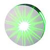 1W Modern Led Wall Light with Scattering Light Design UFO Round Plate Wheel Light