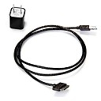 2- in-1 US Home Adapter Charger with 30 Pin Charging Data Sync Cable for iPhone 4/4S