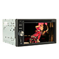 2 Din 6.2-inch TFT Screen In-Dash Car DVD Player With Navigation-Read GPS, Bluetooth, iPod-Input, RDS