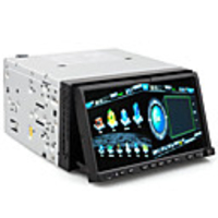 2 Din 7-inch TFT Screen In-Dash Car DVD Player With Navigation-Read GPS, Bluetooth, iPod-Input, RDS, DVB-T