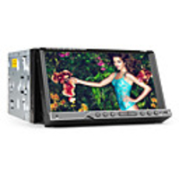 2 Din TFT 7-inch Screen In-Dash Car DVD Player With iPod-Input, Bluetooth, Navigation-Read GPS, RDS, TV