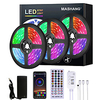 20m 65ft LED Smart Strip Lights TV Backlight RGB Bluetooth Music Sync 5M 10M 15M 2835 SMD Color Changing with 40 Keys Controller for Bedroom Kitchen Home Decoration Lightinthebox