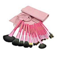 20Pcs Pink High-grade Professional Makeup Brush Set