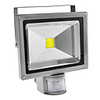 20W 1xIntegrate 1800LM 6000K Cool White Light LED Sensor Flood Light (85-265V)