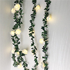2pcs 1pc 10 20 40leds Rose Flower led Fairy String Lights 1.5m 3m 6m Battery Powered Wedding Valentine