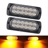 2pcs 1pc LED Car Light Strobe Hazard Warning Light Surface Mount Light Windshield Light Bar Headlight Grille Light for Vehicle Car Truck Van SUV 12-24V