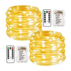 2pcs 1pcs 10m LED Outdoor Lamps 100 leds Rope Tube String Lights 8 Models Fairy Holiday Christmas Party Garden Waterproof Lights 3AA Battery Power Lightinthebox