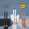 2pcs 2-in-1 Double-Headed Capacitive Stylus Pen High Sensitivity Precision Universal For Ipad IPhone Tablets Touch Screens Lightinthebox
