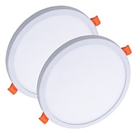 2pcs 8 W 40 LED Beads Easy Install Recessed LED Panel Lights LED Downlights Warm White Cold White 85-265 V Ceiling Commercial Home Office RoHS CE Certified 90 Lightinthebox
