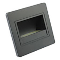2W Black LED Flood Corner Light