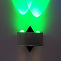 2W Modern Led Wall Light with Scattering Light Design UFO Cube Overlying Body