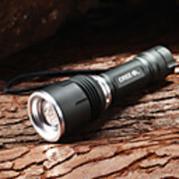 3-004 Adjustable Focus 5-Mode 1xCree XM-L T6 Waterproof Bike Lights(1x18650, 1200LM, Green)