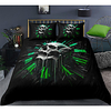 3D Printing Home Bedding Duvet Cover Sets Soft Microfiber For Kids Teens Adults Bedroom Skull Halloween 1 Duvet Cover 1/2 Pillowcase Shams Lightinthebox
