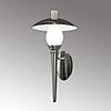 3W Brushed Metal LED Wall Light Chrome Finished