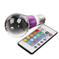 3W Energy-saving 16 Colors RGB LED Light-Remote light