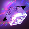 3W LED 10Cm Mini Crystal Ceiling Lamp Spotlight