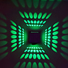 3W Modern Led Wall Light with Scattering Light Design Aluminium Cubic Brushed