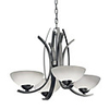 4-Light Brushed Nickel Chandelier