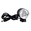 4-Mode 3xCree XM-L T6 LED Bicycle Flashlight (3000LM,  4x18650,  Black)