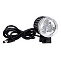 4-Mode 3xCree XM-L T6 LED Bicycle Flashlight (3000LM,  4x18650,  Black)