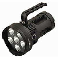 4-Mode 6xCree XM-L T6 LED Flashlight (1000LM,  4x18650,  Black)