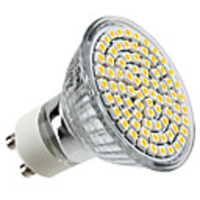 4 W LED Spotlight 350 lm GU10 MR16 80 LED Beads SMD 3528 Warm White 220-240 V