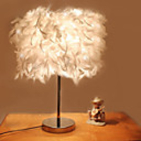 40W Comtemporary Table Lamp with 1 Light in Electroplated Finish