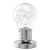 40W Comtemporary Table Light with 1 Light in Glass Shade Bulb Design