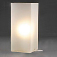 40W Comtemporary Table Light with 1 Light in White Paper Shade
