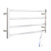 40W Contemporary Stainless Steel Wall Mount Circular Tube Towel Drying Rack