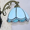 40W Mediterranean-style light blue Wall Lamps - 1 Lights