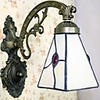 40W Mediterranean style Tiffany With precious stones Polygon Wall Lamps - 1 Lights