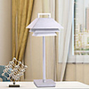40W Metal Table Lamp with 3-layers Design Shade