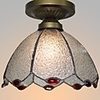 40W Modern style Transparent Glass Ruby Ceiling Lights - 1 Lights
