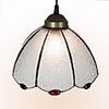 40W Modern style transparent ruby glass Pendant Lights - 1 Light