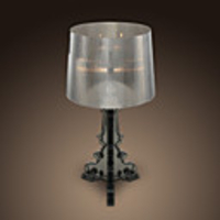 40W Modern Table Light with 3 lights in Cylinder Shade