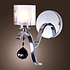 40W Modern Wall Light with Crystal Drop