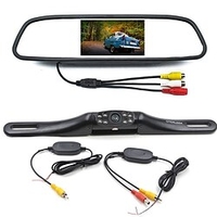 4.3 inch LCD 800 x 600 1/4 inch color CMOS Wired 170 Degree 4.3 inch Car Rear View Kit LCD Screen / Brightness adjustment / AHD for Car Reversing camera Lightinthebox