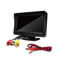 4.3-Inch Vehicle Mounted Display Desktop High-Definition Display Two-Way AV Input Reversing Image Priority Display for Car Rear view Monitors Lightinthebox