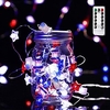 4th of July LED String Lights Independence Day Fairy Lights Battery Operated 8 Modes with Remote for American National Day Memorial Day Patriotic Party Supplies Decoration Lightinthebox