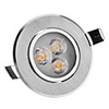 4W 3-LED High-Power 240LM 3000K Warm White Light LED Ceiling Bulb (220-240V)
