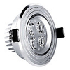 4W Modern LED Light with 3 LEDs and Metal Frame